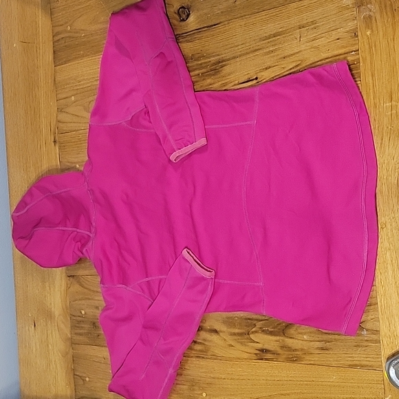 Millet women's M magenta 1/4 zip medium weight hooded sweatshirt - Picture 7 of 8